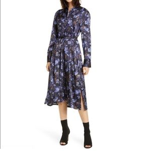 VINCE LONG SLEEVE DRESS